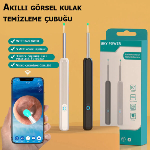 SKY POWER Kablosuz Görsel Kulak temizleme cihazı