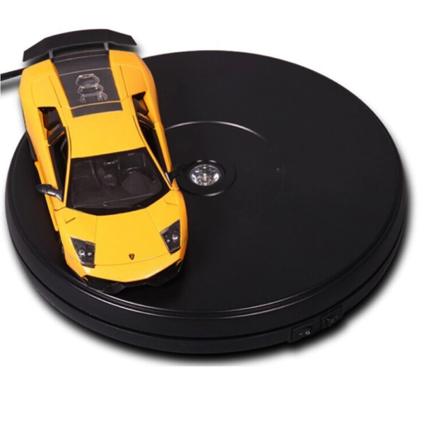 SKY POWER Ürün Çekimi İçin 360 Derece Elektrikli Döner Tabla Turntable SİYAH