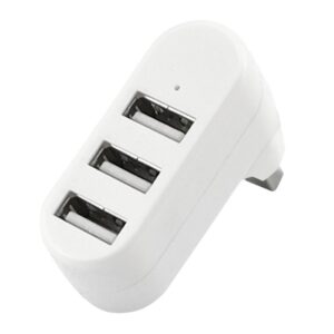 SKY POWER  3 Portlu USB 2.0 Hub Döner Kafalı Splitter Hub Adaptör Beyaz