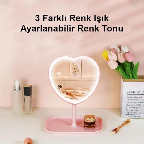 SKY POWER pempe Kalp Şeklinde 3 Farklı Işık Rengi  Büyük Boy - Görsel 3
