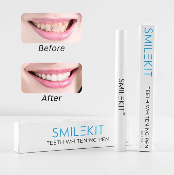 SKY POWER Smilekit 2 Adet Diş Beyazlatıcı Parlatıcı Kalem 4ml Kolay Kullanım - Görsel 3