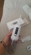 SKY POWER Şarj Edilebilir Taşınabilir Ağız Duşu Diş Protez Bakım 4 Başlıklı Sessiz Çalışma photo review
